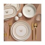 Güral Porselen BILBAO-6569 Somon 30 Parça 6 Kişilik Porselen Yemek Takımı - Görsel 2