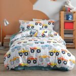 Cote Blanc Cars  Pamuk Tek Kişilik Lastikli Çarşaflı Nevresim Takımı - Görsel 3