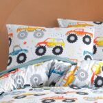 Cote Blanc Cars  Pamuk Tek Kişilik Lastikli Çarşaflı Nevresim Takımı - Görsel 4