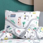 Cote Blanc Route  Pamuk Tek Kişilik Lastikli Çarşaflı Nevresim Takımı - Görsel 3