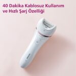 PHILIPS 8000 SERISI BRE700/05 ISLAK KURU EPILASYON ALETI - Görsel 4