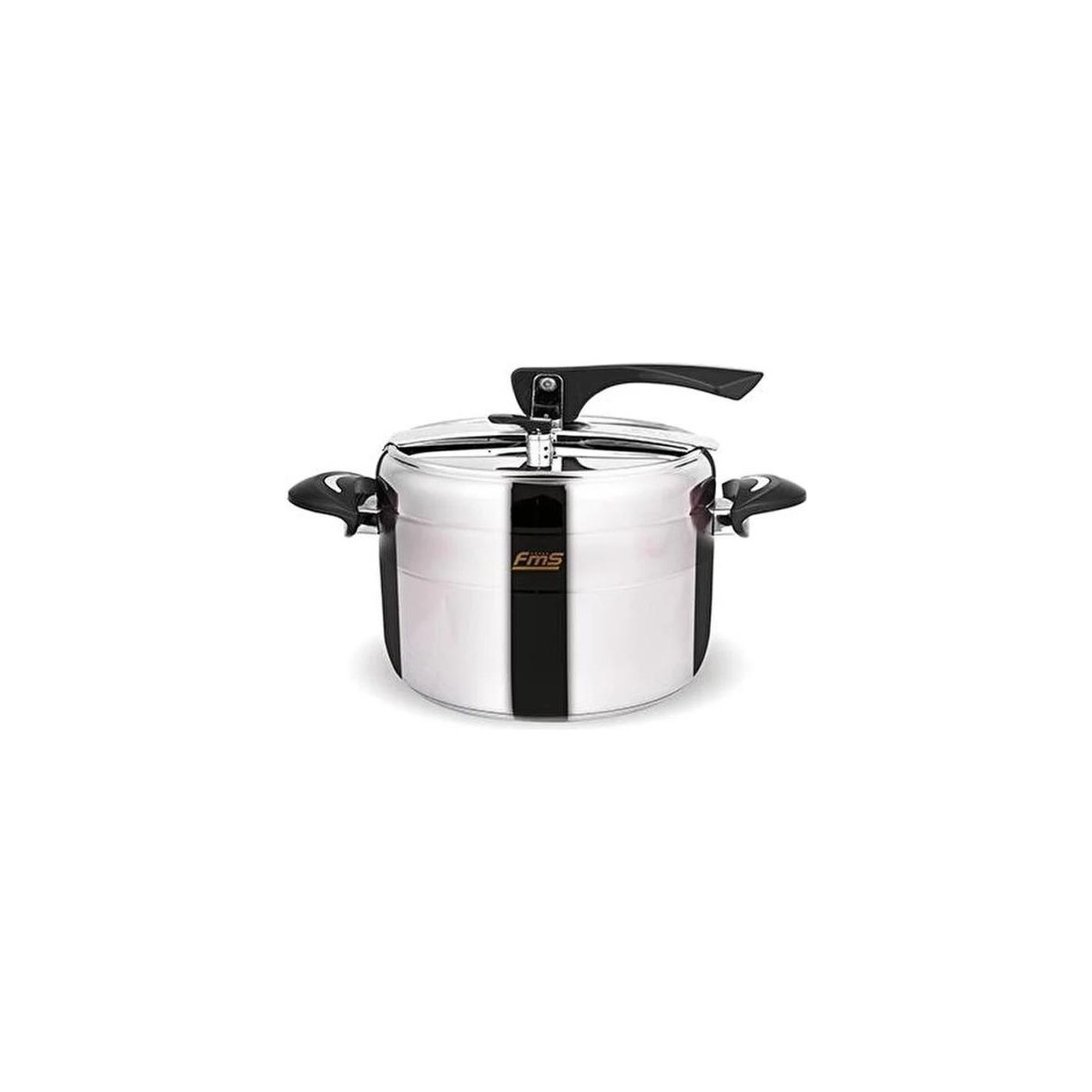 110000759258050.jpg Fms 9 Litre Klasik Düdüklü Tencere Siyah - Görsel 1