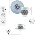 Karaca Bali 6 kişilik Kahve Fincan Takımı 80 ml - Görsel 2