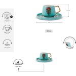 Karaca Karena 2 Kişilik Kahve Fincan Takımı 100 ml - Görsel 2