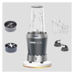 Tigrecook Nutrıshake 3 In 1 Paslanmaz Çelik Bıçaklı Kişisel Smoothie Blender ve Kahve Baharat Öğütücü 1000W