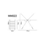 Devecioğlu Harbinger MM022 Comfort Kalın Borulu Çamaşır Kurutma Askılığı - Görsel 3