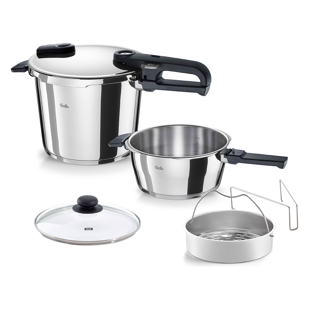 110000763434443.jpg Fissler Vitaquick Edition Düdüklü Tencere 6+3,5 Litre - Görsel 1