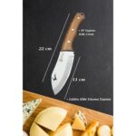 SürLaz Almazan Şef Bıçak Seti 4 Parça Kamp Mutfak Bıçak Seti Hediyelik Bıçak Seti - Görsel 5