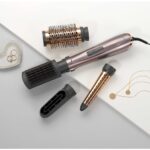BaByliss Hava Üflemeli Saç Şekillendirici Set 1000, 1000W, 4 Başlık, Kabarma Önleyici İyon Teknolojisi, Air Styler, AS136E - Görsel 3