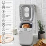 Karaca Bake XL Yoğurma, Reçel, Yoğurt, Ekmek Yapma Makinesi Beyaz, 1500 G, 45 Farklı Tarifli Kitapçık - Görsel 2