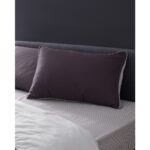 Madame Coco Verne Çift Kişilik %100 Pamuk 208 Tc Baskılı Saten Nevresim Takımı - Mürdüm/beyaz - Görsel 3