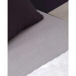 Madame Coco Verne Çift Kişilik %100 Pamuk 208 Tc Baskılı Saten Nevresim Takımı - Mürdüm/beyaz - Görsel 5