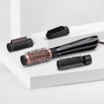 BaByliss Hava Üflemeli Saç Şekillendirici Set 1000W, 4 Başlık, Kabarma Önleyici İyon Teknolojisi, Perfect Finish, AS126E - Görsel 2