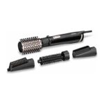 BaByliss Hava Üflemeli Döner Başlıklı Saç Şekillendirici Set, 1000W, 4 Başlık, Kabarma Önleyici İyon Teknolojisi, AS200E