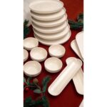 Heda Porselen Rüya 16 Parça 6 Kişilik Kırık Beyaz Kahvaltı Takımı - Görsel 3