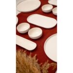 Heda Porselen Rüya 16 Parça 6 Kişilik Kırık Beyaz Kahvaltı Takımı - Görsel 5