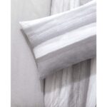 Madame Coco Noun Çift Kişilik Pamuklu Baskılı Nevresim Takımı - Gri - Görsel 3