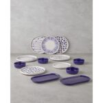 English Home Cosmos Seramik Kahvaltı Takımı 14 Parça 6 Kişilik Lacivert - Görsel 4