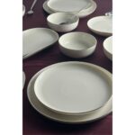 Güral Porselen Bilbao Platin File 30 Parça 6 Kişilik Porselen Yemek Takımı - Görsel 4