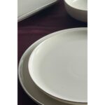 Güral Porselen Bilbao Platin File 30 Parça 6 Kişilik Porselen Yemek Takımı - Görsel 5