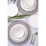 Leggno Chester Platin Yemek Takımı 6 Kişilik 24 Parça