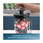 Philips HR3030/00 5000 Serisi Blender 1200 Watt, ProBlend Plus Teknolojisi, 2L Kapasiteli Cam Hazne, 3 Hız ve Darbe Özelliği, HomeID , - Görsel 3