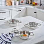 Karaca Valora 6 Parça Indüksiyon Tabanlı Çelik Sahan Seti - Görsel 2