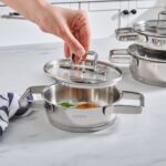 Karaca Valora 6 Parça Indüksiyon Tabanlı Çelik Sahan Seti - Görsel 3