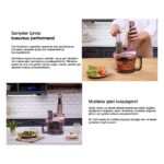 Fakir 1,5 Lt Geniş Hazneli Blender Seti Buz Kırma Çırpma Dilimleme Doğrama Rendeleme Turbolu Güçlü Motor - Görsel 2