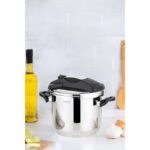 Tekno Trust Silver Matik Paslanmaz Çelik 5 Litre Düdüklü Tencere