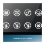 Philips HD6307/70 7000 Serisi Izgara ve Tost Makinesi, Hassas Dijital Kontrol, Izgara için Tam Açılır, Ayarlanabilir Çıkarılabilir Plakalar, - Görsel 4