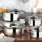 Aryıldız Solo 21 Parça Mürdüm Çelik Çeyiz Seti - Görsel 2