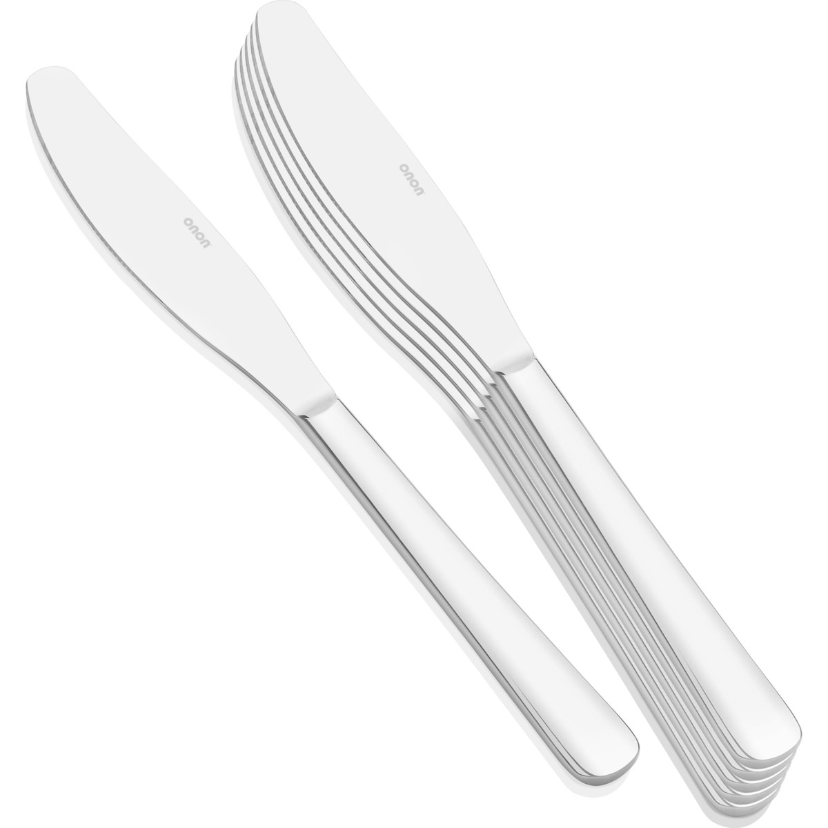 110000770261940.jpg Onon Glory Pasta Bıçak 6'lı 18/10 - Görsel 1