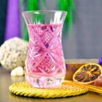 Yorulmaz Kesme Göz Desenli Çay Bardağı