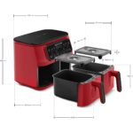 Karaca Air Pro Cook Duo Superfresh Kırmızısı 4+4 Litre 8 Kişilik - Görsel 3