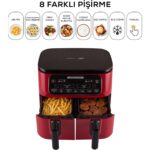 Karaca Air Pro Cook Duo Superfresh Kırmızısı 4+4 Litre 8 Kişilik - Görsel 4