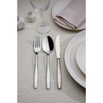 Nehir Sahra Sade 6 Kişilik 18 Parça Kutulu Çatal Kaşık Bıçak Takımı - Görsel 2