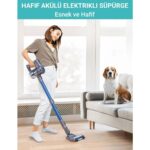 Greenote GSC50 Akülü Dikey Elektrikli Süpürge, 23000PA Güçlü  35 Dakika Uzun Çalışma Süresi - Görsel 3