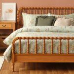 Bella Maison %100 Pamuk Saten Flores Tek Kişilik Nevresim Seti Açık Yeşil (160X220 Cm)