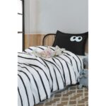 Eponj Home Junior Nevresim Seti Tek Kişilik Funny Siyah - Görsel 2