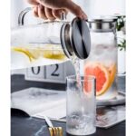 Carat FZ16 Cam Sürahi 2 lt Çelik Süzgeçli Kapaklı - Görsel 3