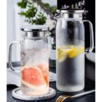 Carat FZ16 Cam Sürahi 2 lt Çelik Süzgeçli Kapaklı - Görsel 4