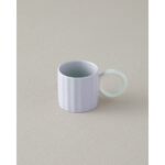 English Home Angled New Bone China Kahve Fincan Takımı Lila - Görsel 2