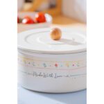 Acar Made With Love Emaye Tencere 20 cm Dayanıklı Kaplama ve Şık Tasarım Mutfak Gereci - Görsel 2