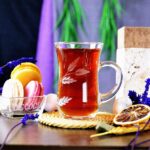 Decocia 6'lı Kulplu Çay Bardağı 145CC Sürgün Desenli - Görsel 2