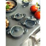 Pars Shop Granit Saklama Kabı Mini Tencere Seti - Görsel 2