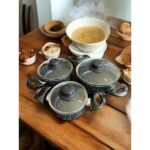 Pars Shop Granit Saklama Kabı Mini Tencere Seti - Görsel 3