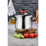 Cooker 9lt. Klipso Kapak Paslanmaz Düdüklü Tencere - Görsel 2