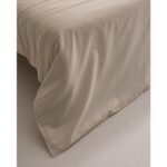 Madame Coco Manon Tek Kişilik %100 Pamuk Ranforce Düz Nevresim - Bej - Görsel 3