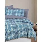 My Story Lastikli Çarşaflı Tek Kişilik Nevresim Takımı Ekose - Görsel 3